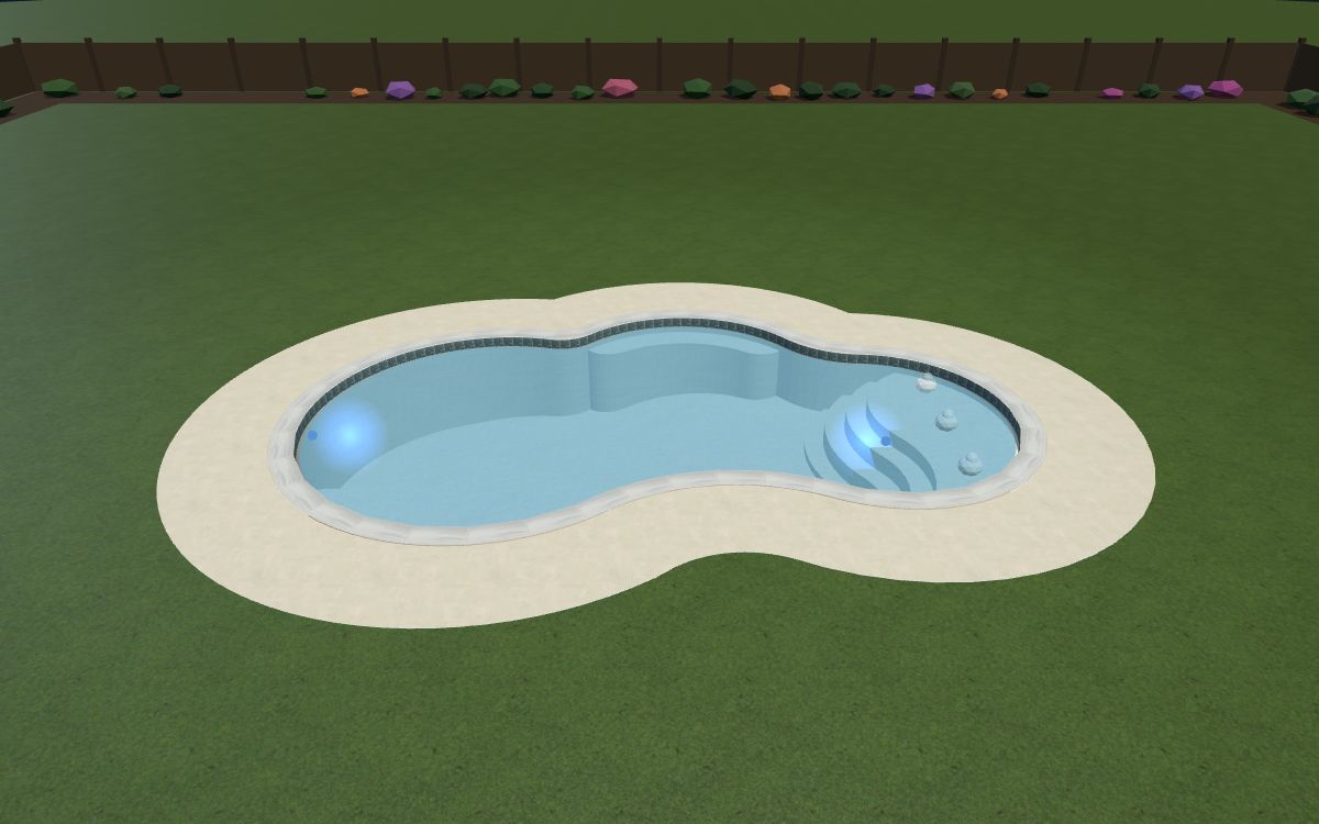 The Cove, drawn in the 3D Studio