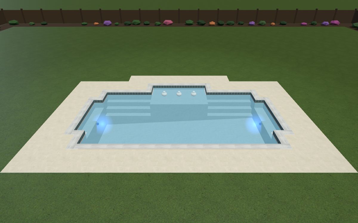 The Azure, drawn in the 3D Studio