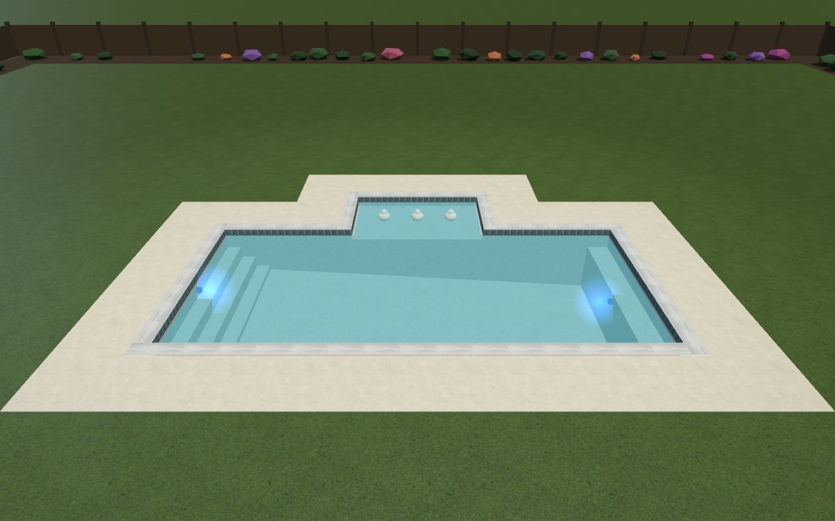 The "IT" Pool, drawn in the 3D Studio